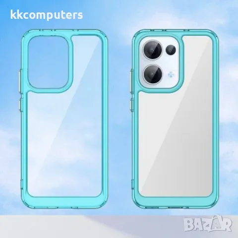 Oppo Reno13 5G Силиконов Калъф Anti-drop TPU + Acrylic и Протектор, снимка 6 - Калъфи, кейсове - 49890113