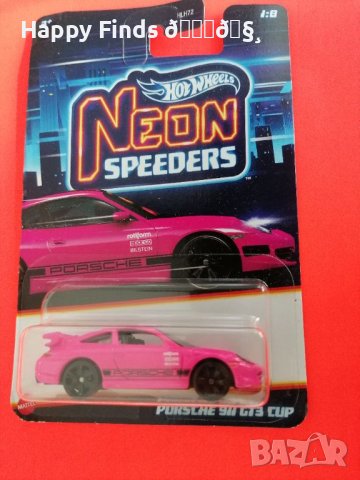 💕🧸Porsche 911 GT3 Cup Neon Speeders, снимка 1 - Колекции - 46581695