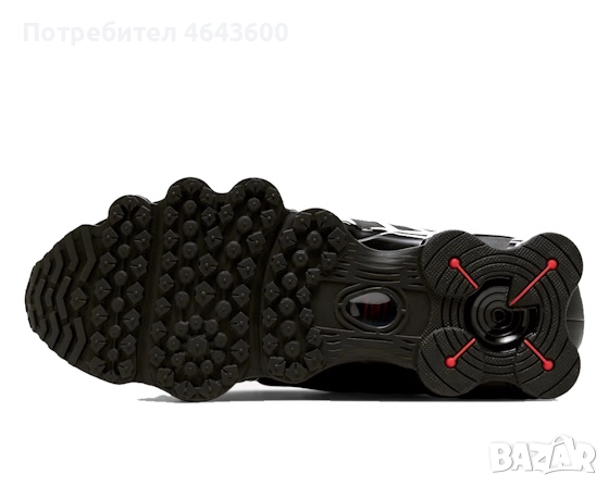Мъжки маратонки Nike Shox TL Black Metallic Hematite, снимка 6 - Маратонки - 52336555