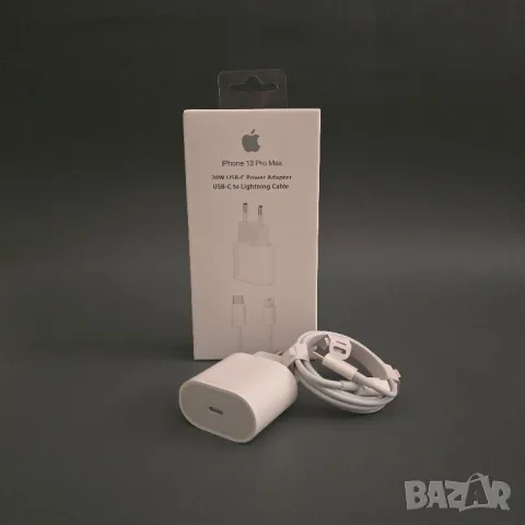 Оригинален Комплект зарядно/адаптер за iPhone/Apple/ айфон 20W Fast, снимка 4 - Оригинални зарядни - 47026128