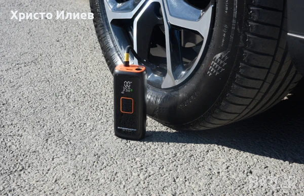 Мини Компресор air pump power bank преносим компресор 4000 mAh, снимка 5 - Аксесоари и консумативи - 53593777