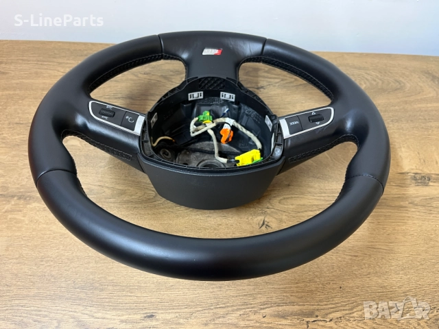 Оригинален кожен Мулти волан Audi S5 B8/8T Ауди С5 Б8/8Т, снимка 2 - Части - 35745768