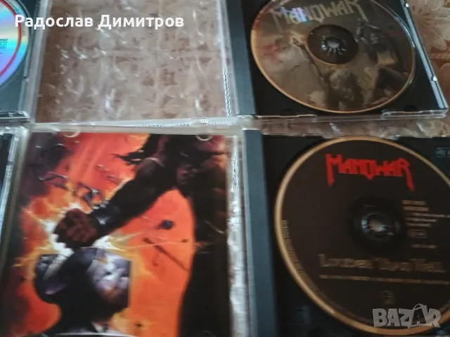 Лот от четири диска на Manowar , снимка 2 - CD дискове - 48957606