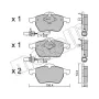 FERODO FSL1323 НАКЛАДКИ ПРЕДНИ AUDI SEAT SKODA VW 1995-2013 OE 8E0698151K OE 4B0698151J             , снимка 1