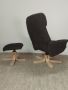 Комфортно скандинавско релакс кресло, снимка 1 - Дивани и мека мебел - 45687342