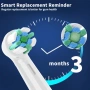 Глави за електрическа четка за зъби Oral-B iO серия 2/3/4/5/6/7/8/9/10, 6 броя, бели, снимка 5