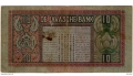 РЯДКА. ХОЛАНДСКА ИНДИЯ 10 ГУЛДЕНА 1933 год , снимка 2