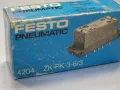 пневматичен блок Festo ZK-PK-3-6/3 4204 Block Pneumatic Logic Valve, снимка 10