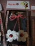 Мартеници бели цветчета ръчно изработени , снимка 3