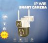6 Mpx двойна WiFi безжична IP камера с нощно виждане, 360°, iCSee , Ultra HD, микрофон, проследяване, снимка 1