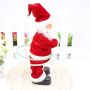 Музикален Дядо Коледа, въртящ обръчи, 30см, снимка 5