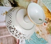 Порцеланова чиния/купа на столче, снимка 2