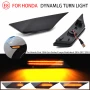 Динамични LED мигачи за калници Honda Civic 10th Gen 2016–2021 – Опушени, снимка 1