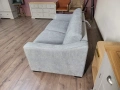 Сив диван от плат тройка с функция сън "Optimus", снимка 9