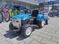NEBRASKA акумулаторен трактор с ремарке DALLAS син, снимка 1
