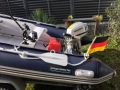 Продавам лодка с извънбордов мотор и колесар, снимка 4