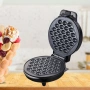 Гофретник за Bubble Waffle Rosberg, 1000W, Черен, 2 ГОДИНИ ГАРАНЦИЯ, снимка 3