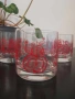 Ретро стъклени чаши сервиз за алкохол, снимка 5