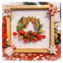 Малка коледна рамка с късмети , снимка 2