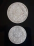 лот от сребърни монети от 1 и 2 лева 1894г., снимка 1