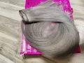 Естествена сивкаво руса коса, супер двойна плътност , снимка 1