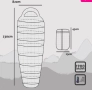 anaterra® Спален чувал до -23°C LEKKAWARM - 230x82 см НОВИ, снимка 6
