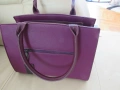 Нова лилава дамска чанта, снимка 8