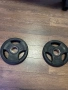 Комплект Гумирани дискове за олипмийски лост 5кг , снимка 3