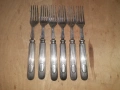 Страхотни стари антикварни вилици посребрени и маркирани, снимка 1