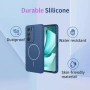 Магнитен Калъф за Realme C71 4G - Мек TPU, Имитация на течен силикон, Анти-drop, Вкл. Протектор - 7 , снимка 8