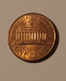 1 цент САЩ 1999 1 цент 1999 Американска монета Линкълн , снимка 4