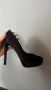 Елегантни дамски обувки в черно, снимка 1 - Дамски обувки на ток - 45403889