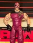 Екшън фигура WWE Rey Mysterio Рей Мистерио 2003 Purple Jakks Pacific USA figure играчка, снимка 6