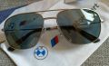 НОВИ мъжки слънчеви очила BMW Motorsport, сребриста рамка, авиатор, поляризация ОРИГИНАЛЕН ПРОДУКТ