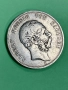 5 марки 1876 г, Германия / Саксония - сребърна монета, рядка, снимка 7