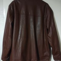Продавам мъжко кожено яке , снимка 4 - Якета - 45389583