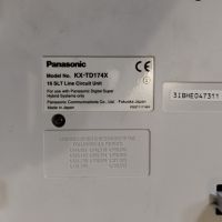 ​Panasonic KX-TD174X 16 SLT Digital модул към телефонна централа, снимка 7 - Стационарни телефони и факсове - 45863480