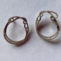 Дамски сребърни обеци, снимка 1 - Обеци - 45287758