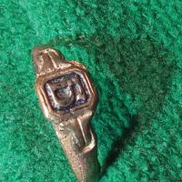Старинен пръстен сачан орнаментиран - 67341, снимка 7 - Пръстени - 28993917