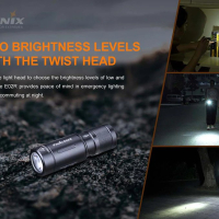 Фенер Fenix E02R LED - черен, снимка 3 - Къмпинг осветление - 45004109