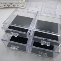 Функционален прозрачен органайзер за гримове в две части, снимка 7 - Други - 45695850