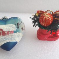 Коледни украси за елха - сърце и ботушче, снимка 5 - Други - 45083526