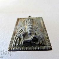 Стара малка бронзова икона на св. Йоан Рилски, снимка 6 - Антикварни и старинни предмети - 45342095