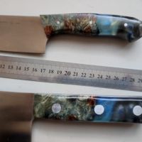 Solingen Качествен немски комплект нож сатър Солинген, снимка 4 - Прибори за хранене, готвене и сервиране - 45631846