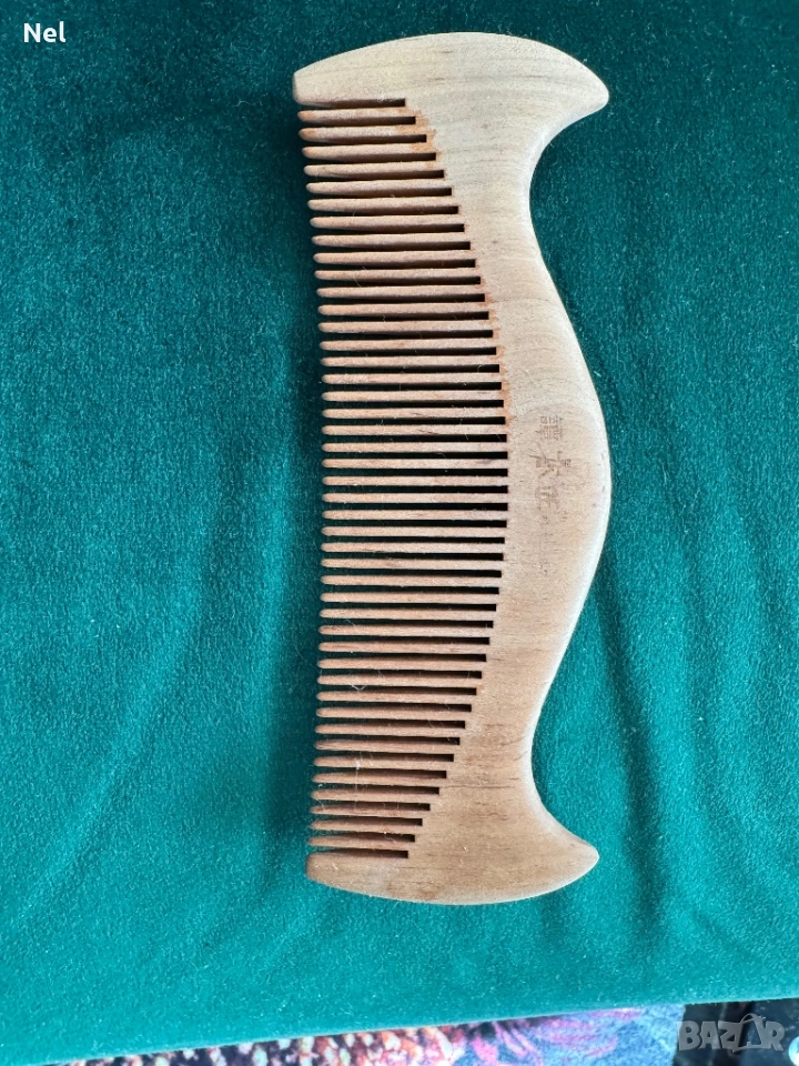 Гребен дървен бамбук, снимка 1