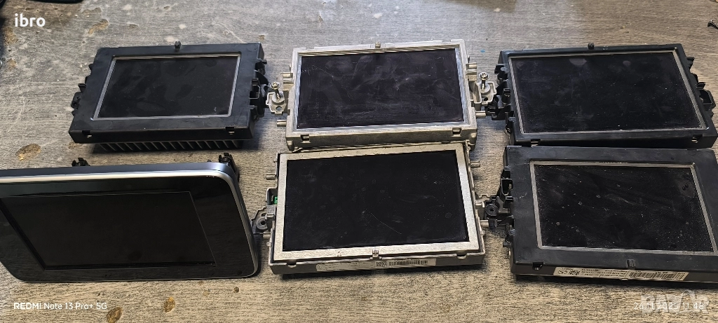 дисплей за навигация за Мерцедес W204 W212 W205 MLW166 1729008600 1729016600 2129000829 2129005000 , снимка 1