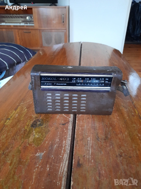 Старо радио,радиоприемник Сокол,Sokol 403 #2, снимка 1