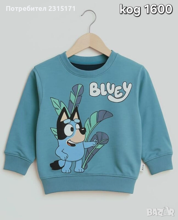Детски блузки с Блуи или Соник, снимка 1