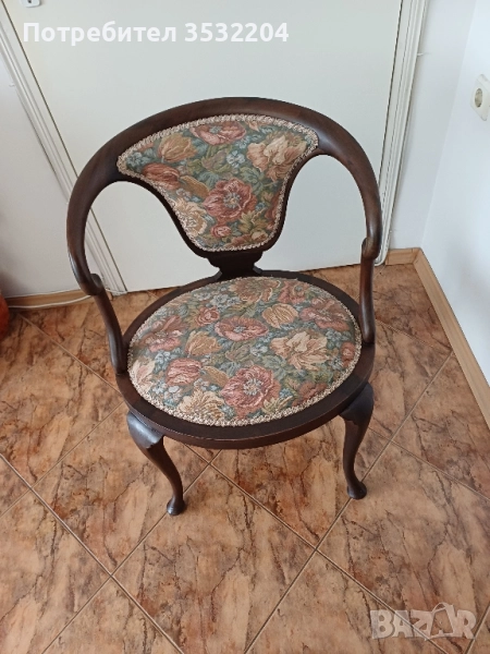 Стар английски стол, снимка 1