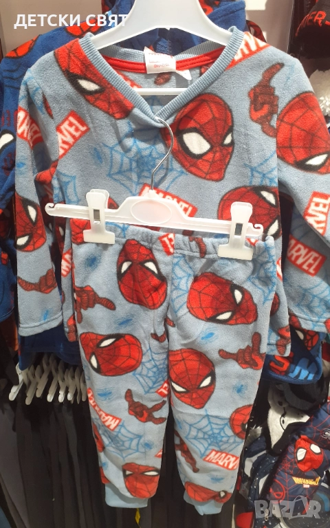 Нови детски пижами с Батман и Спайдърмен, снимка 1